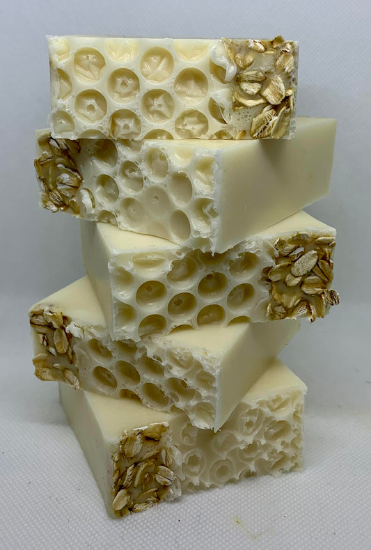 Oatmeal and Honey goat's milk soap