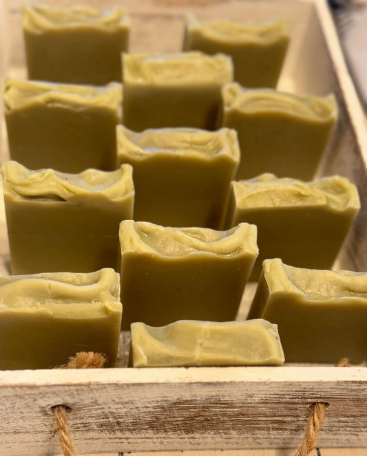 Matcha and Bergamot (relaxing spa scent) soap